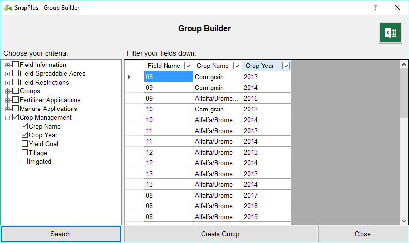 Creating Crop Filters